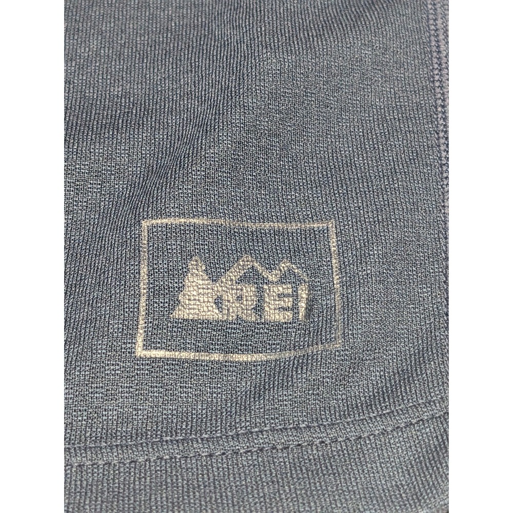 REI Mens Polartec Power Dry Lightweight Base Layer Crew Shirt Orion Blue Medium - Picture 7 of 12